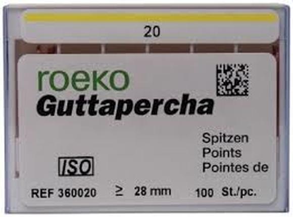Roeko gutta percha points nr.20