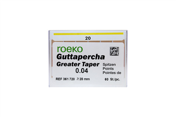 Roeko gutta percha greater taper 04 20
