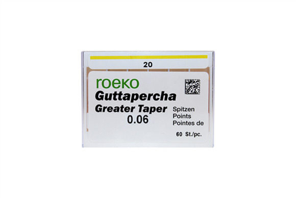 Roeko gutta percha greater taper 06 20