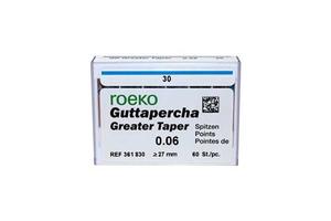 roeko gutta percha greater taper 06 30