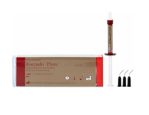 Pulpdent forendo calciumhydroxide pasta + jodoform
