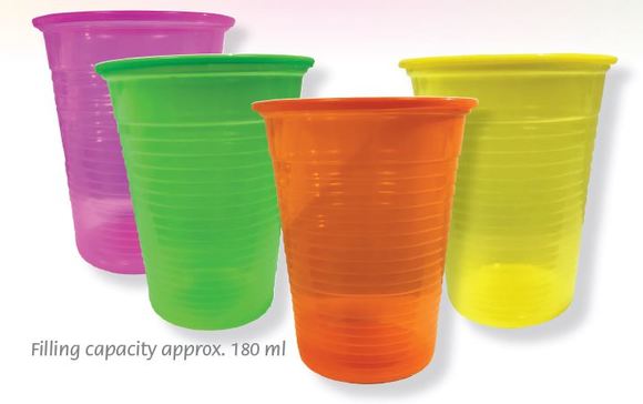 Drinkbekers tutti-frutti mix