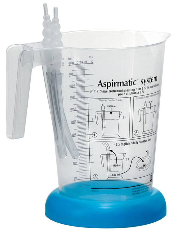 Aspirmatic system mengbeker om oplos. aan te maken