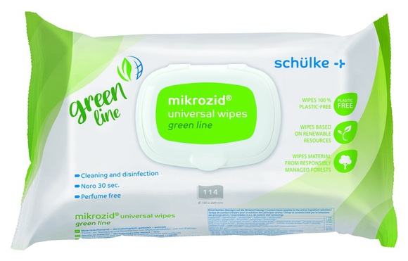 Mikrozid universal wipes green line softpack 20x20