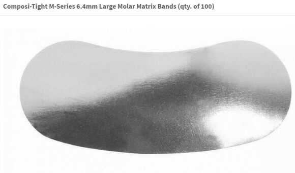 Composi-tight m-series 6.4mm large molar bands