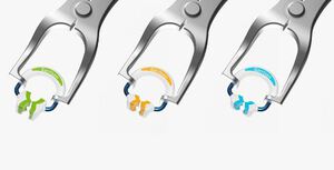 strata-g matrix rings set (elk 1, gr/or/bl)