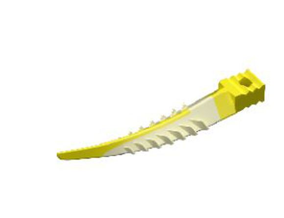 Strata-g wiggen extra small geel