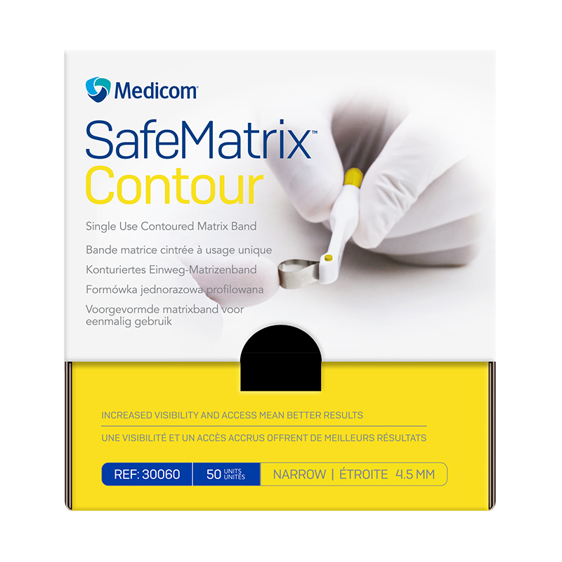 Safematrix contour narrow 4,5 mm geel