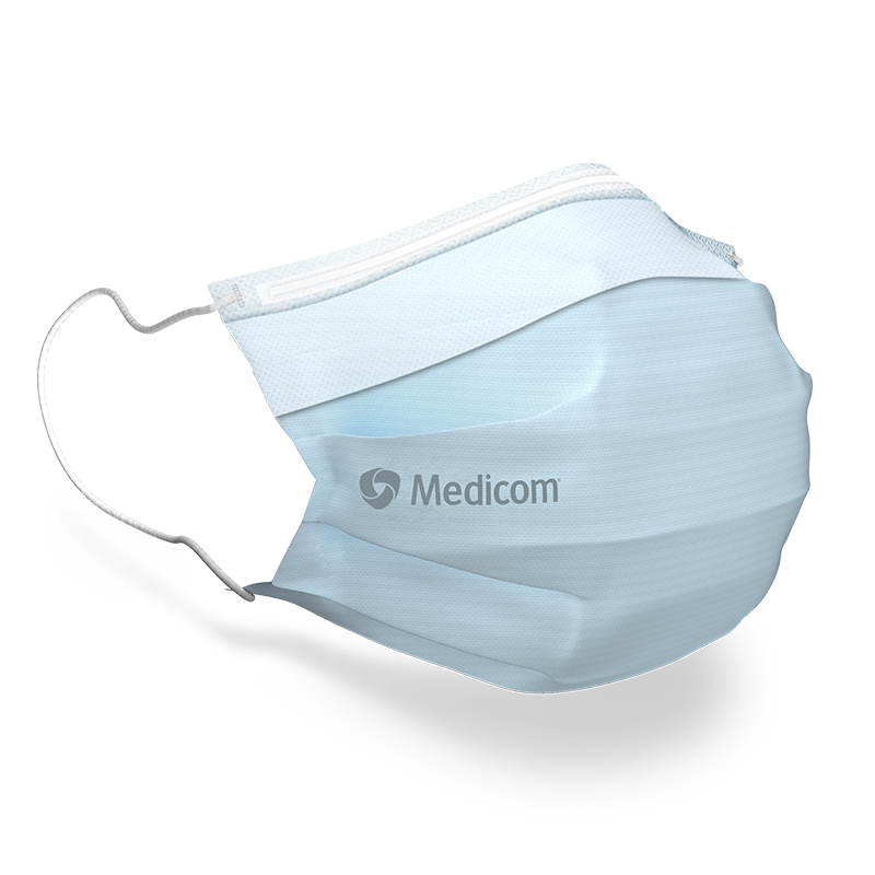 Safemask sofskin fog-free maskers blauw iir el.