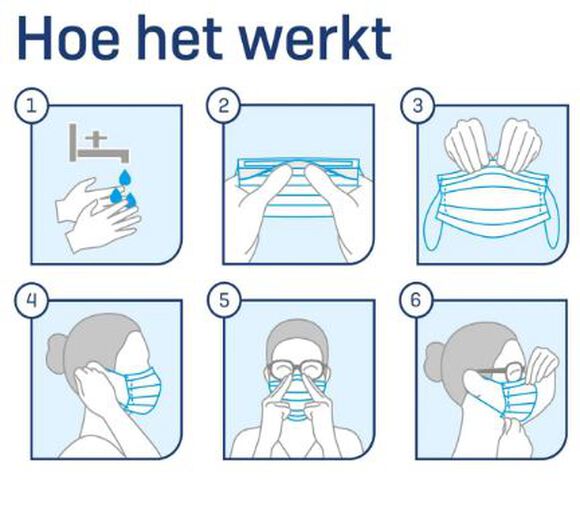 Safemask sofskin fog-free maskers groen iir el.