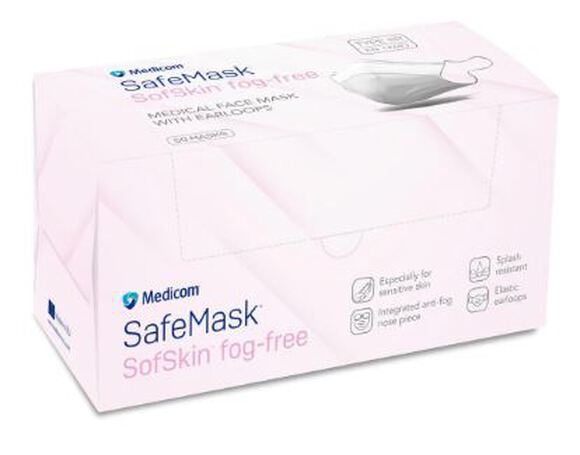 Safemask sofskin fog-free maskers groen iir el.