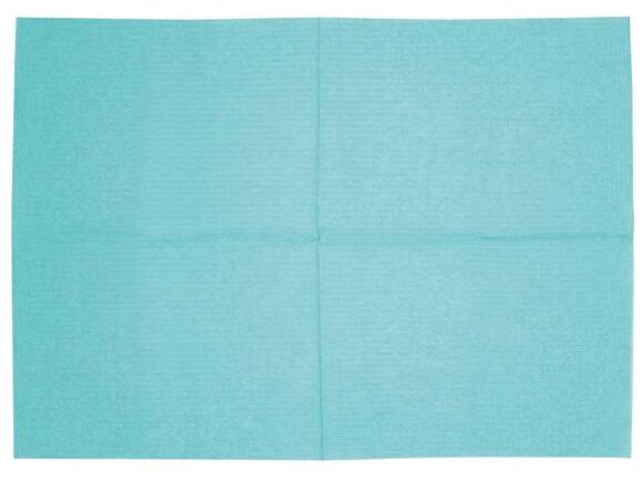 Dry-back dental bibs servetten dispenser aqua