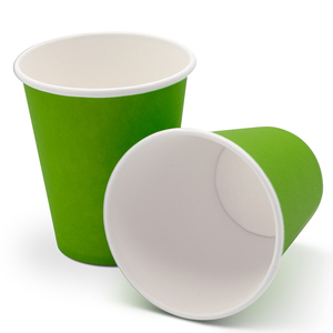 drinkbekers papier 180 ml groen