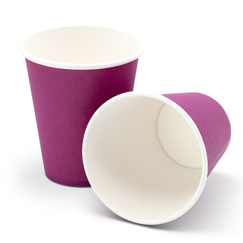 Drinkbekers papier 180 ml roze