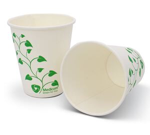 drinkbekers papier 180 ml biodegradable naturel