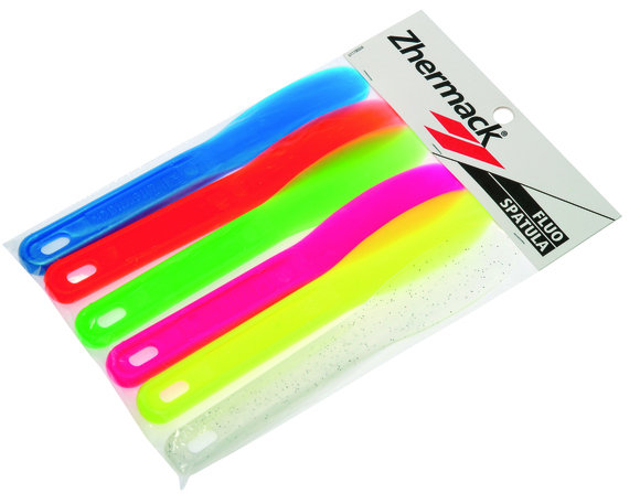 Alginaatspatels plastic fluorkleur