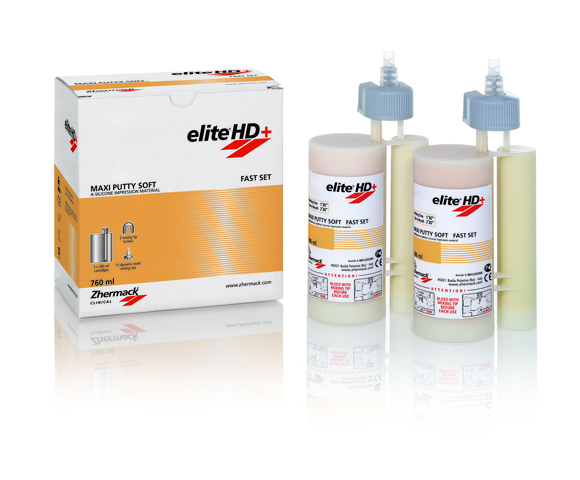 Elite hd+ maxi putty fast set + 15 tips