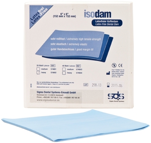 isodam heavy blauw 6x6