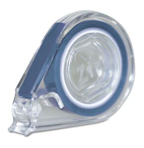 zirc e-z id tape blauw rol met dispenser
