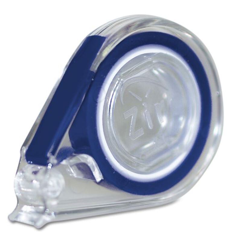 Zirc e-z id tape donkerblauw rol met dispenser