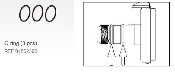 W&h o-ring voor assistina 301