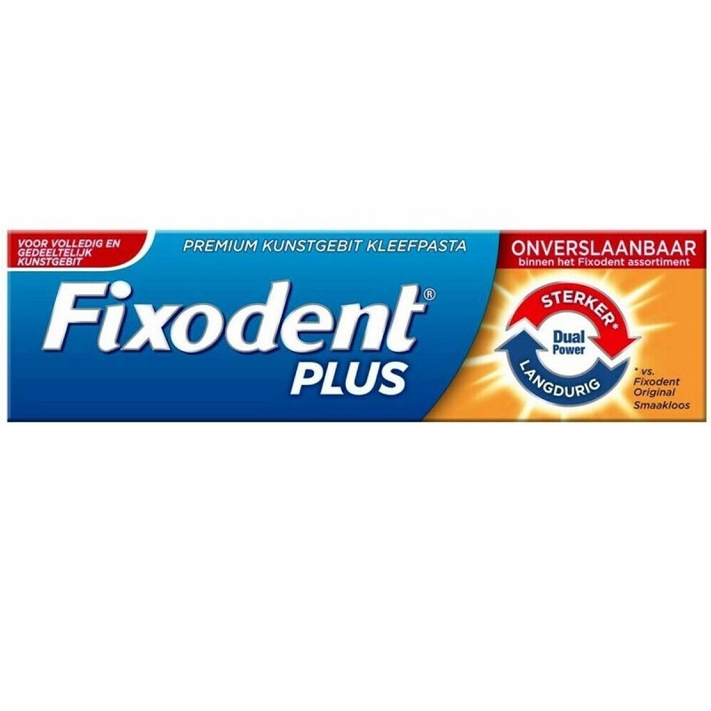 Fixodent kleefpasta plus dual power
