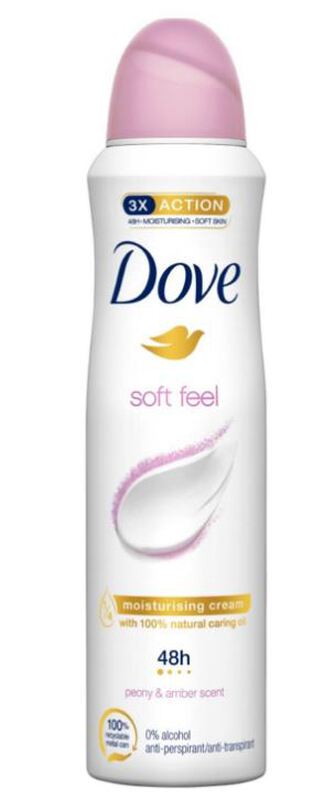 Dove women deodorant spray anti-transp. soft feel