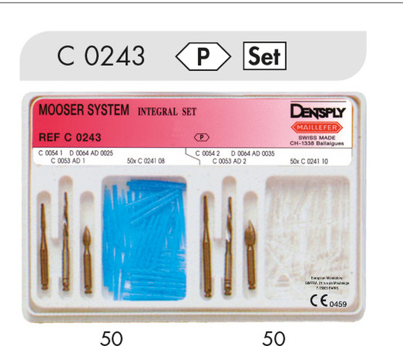 Mooser stift system kit set c0243