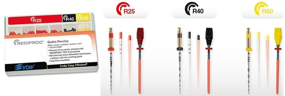 Vdw reciproc gutta-percha 28mm/assorted