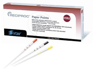 vdw reciproc paper points 29mm/assorted steriel