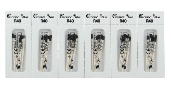Vdw reciproc blue paper points r40 (zwart) 29mm