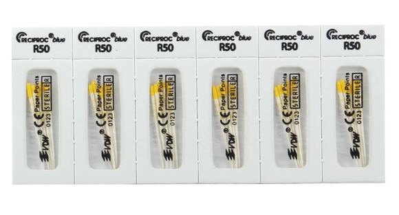 Vdw reciproc blue paper points r50 (geel) 29mm