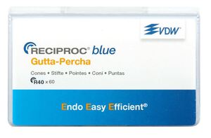 vdw reciproc blue gutta-percha r40 (zwart) 28mm