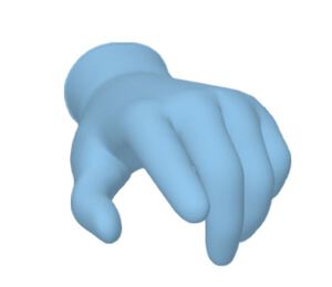 microflex 93-833 nitrile handschoenen m (7.5-8)