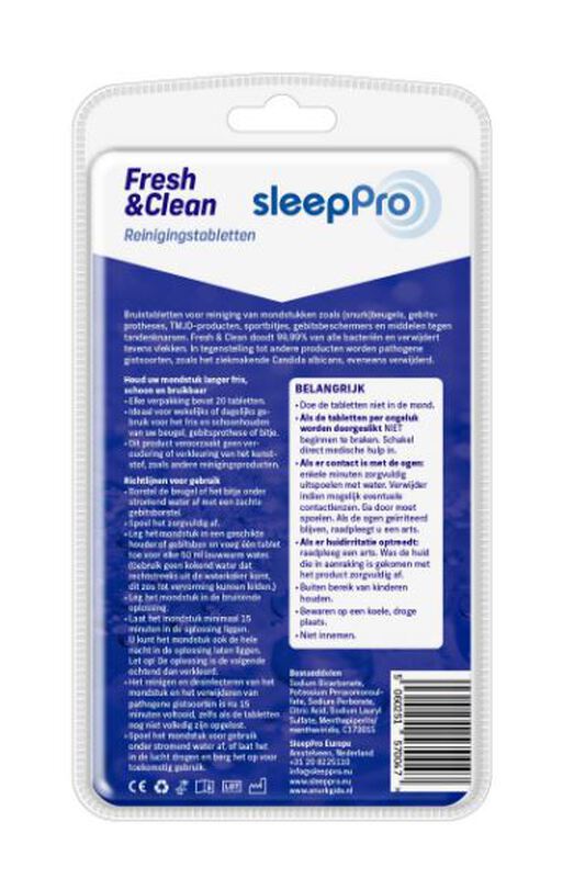 Sleeppro fresh & clean reinigingstabletten