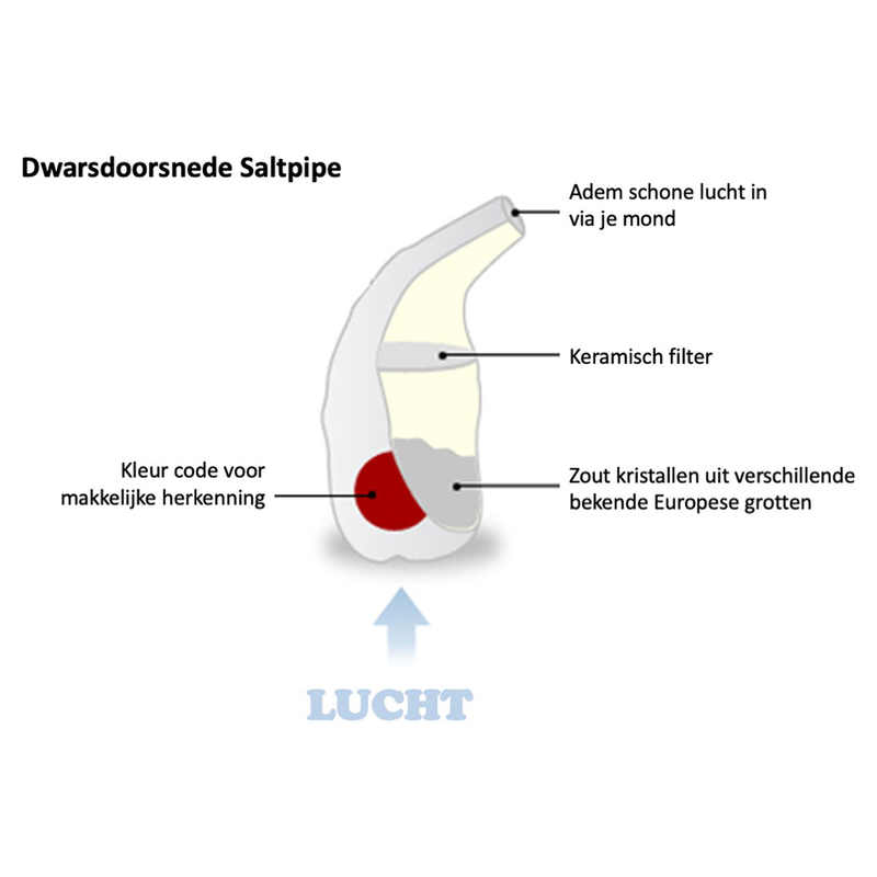 Saltpipe mini met halizout 25gr
