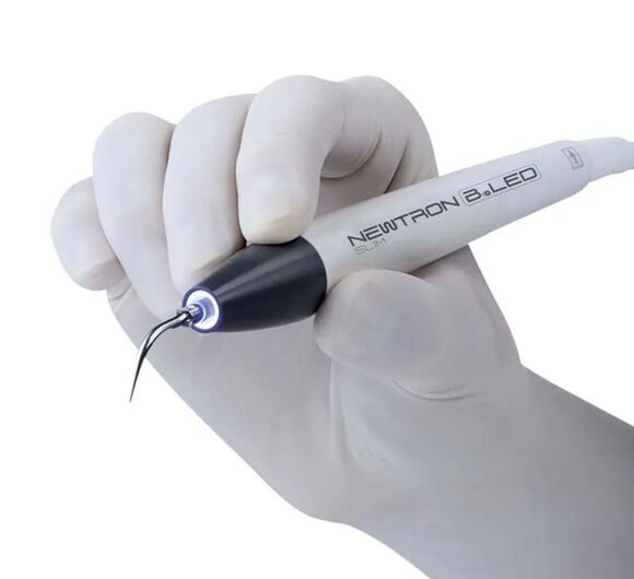 Newtron slim b. led handstuk met witte led ring