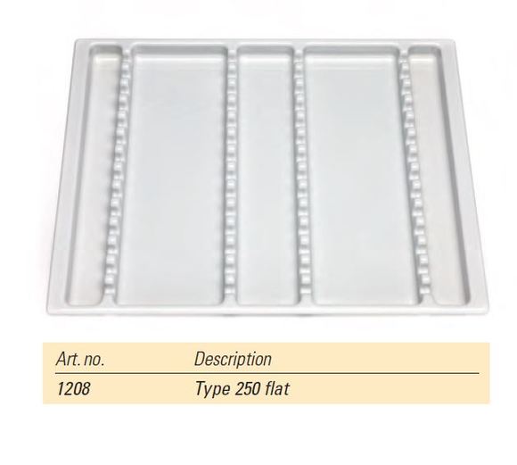 Ladeninzet nr:250(1208) 5-vaks 410x309x25mm