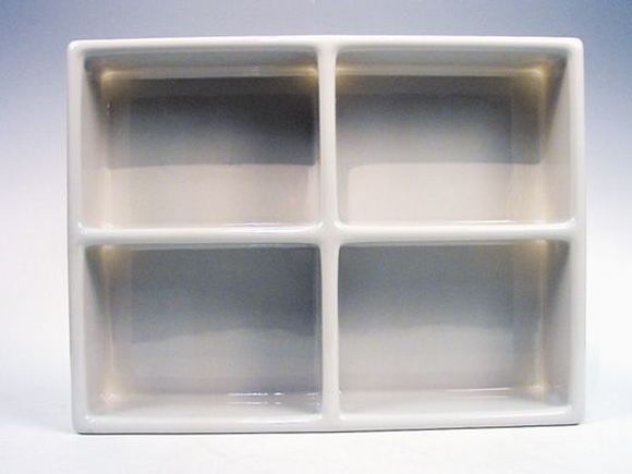 Ladeninzet nr:266(1216) 4-vaks 410x309x80mm