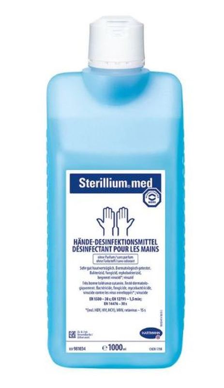 Sterillium med handdesinfectie