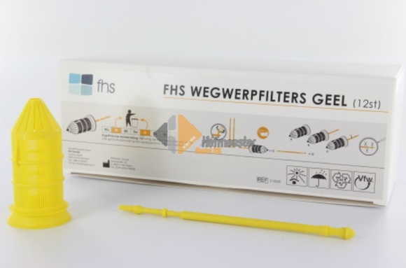 Fhs wegwerpfilters geel