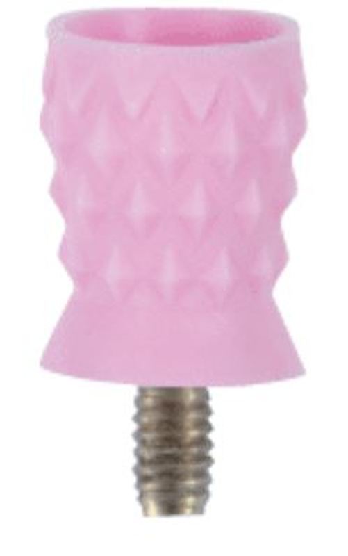 Fhs prophy cups screw-in soft roze latexvrij