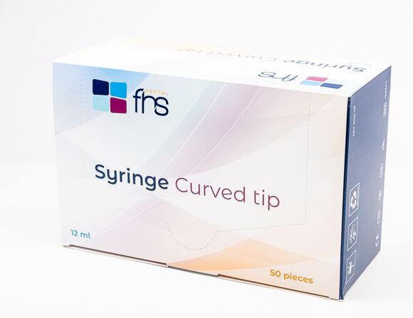 Polodent/fhs spuitjes kromme tip 12ml (412)