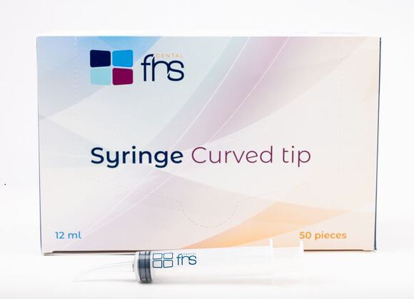 Polodent/fhs spuitjes kromme tip 12ml (412)