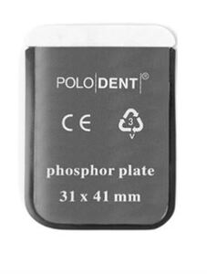 polodent fosforplaat hoesjes grootte 2 / 31x41mm