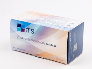 fhs mondmaskers type iir met koord blauw