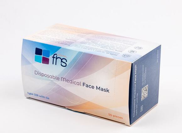 Fhs mondmaskers type iir met koord groen