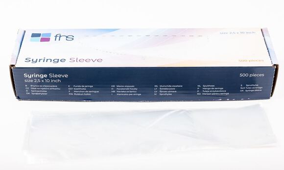 Fhs syringe sleeves 6,35x25,4cm