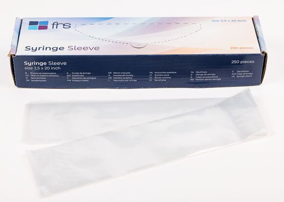 Fhs syringe sleeves 6,35x50,8cm