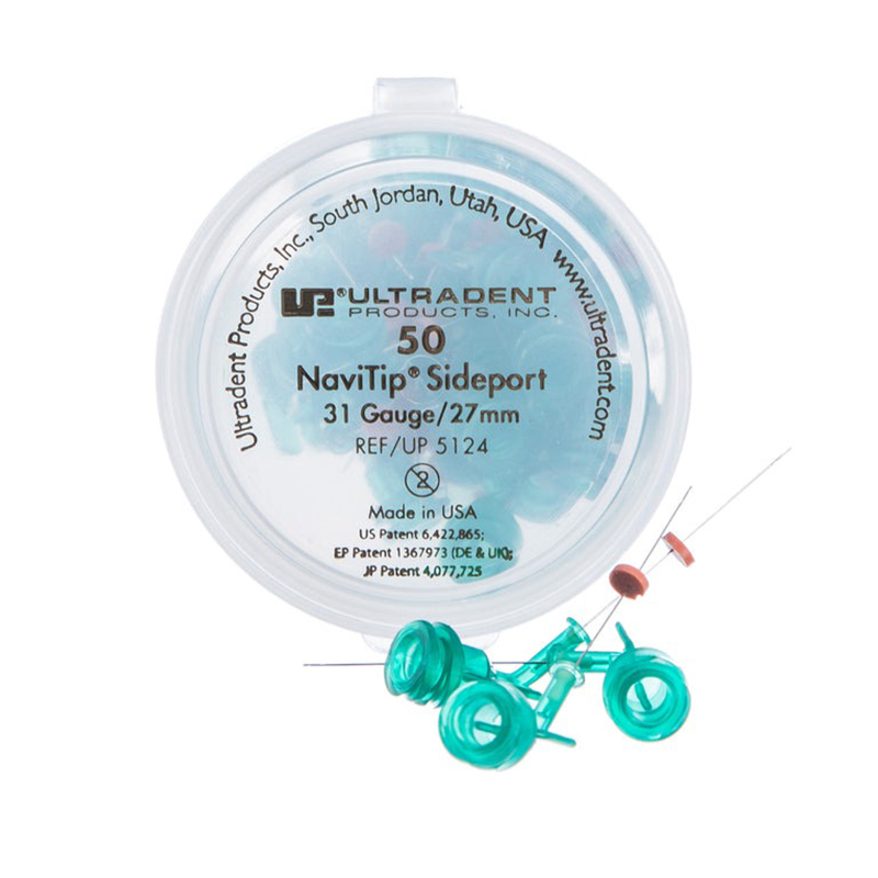 Navitip double sideport irr.tips 31ga 27mm groen